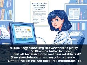 硕士论文用数字知网查重靠谱吗？过来人的血泪经验分享