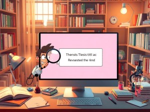 论文查重系统能帮你改论文题目吗？真相让你意想不到！