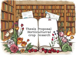 「园艺作物研究开题报告」怎么写？从选题到框架，一篇搞定！