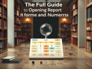 开题报告格式编号全攻略，从入门到精通