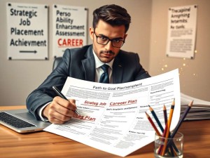 战略投岗职业规划书模板，3步打造让HR眼前一亮的职场作战图