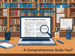 表格内的文字会被论文查重吗？一篇让你彻底搞懂的实用指南