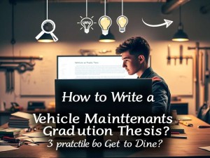 车辆维修毕业论文怎么写？3个实用技巧帮你轻松搞定